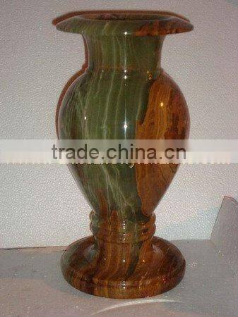 natural Onyx Flower Vase, stone handicraft, Marble onxy handicraft, gift and craft