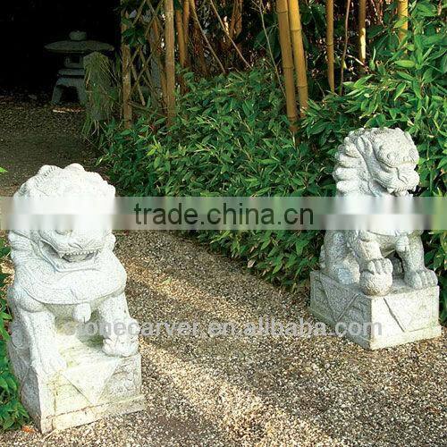 Garden Lion Stone Sculpture