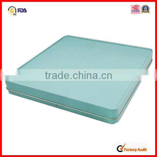 chinese tea square dvd square shape tea tin box