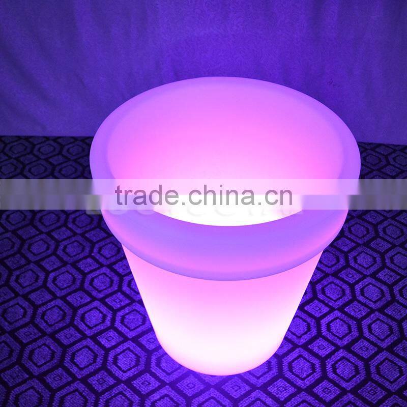 LED furniture led illuminated plastic flower pot led flower pot LTT-CF13