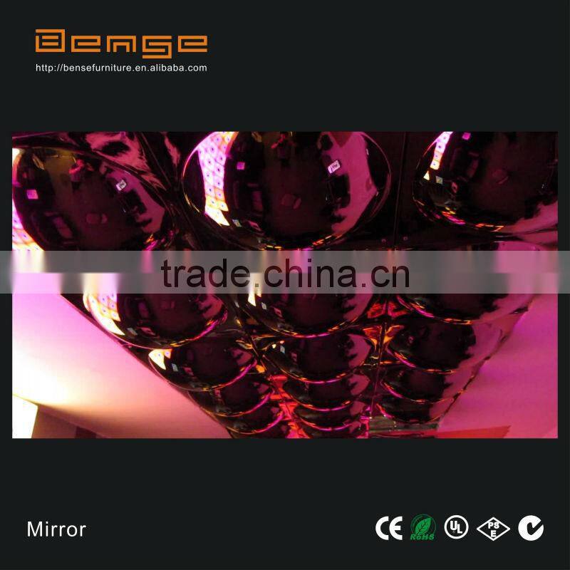 2015 Best Hot sales LED Disco Bubble Panel Wall Light with Mirror 80*80CM