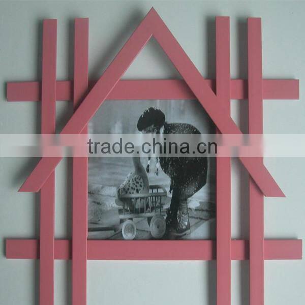 Hot sell handmade cheap colorful decorative wooden photo frame