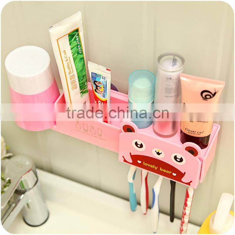 Q011 Fashion cartoon animal wall sucker bathroom holder