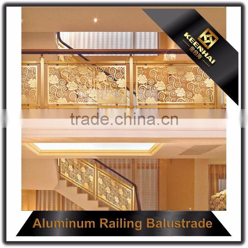 European Design Floor Standing Aluminum Railings for Outdoor Stairs