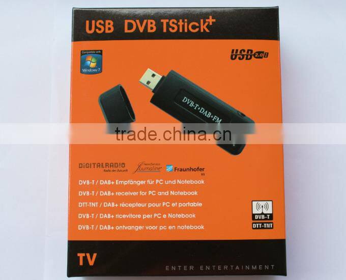 USB DVB-T & RTL-SDR Receiver, RTL2832U & R820T Tuner, MCX Input DVB-T