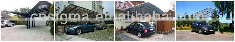 2014 5.4*2.7m easy installation aluminium portable shelter carport