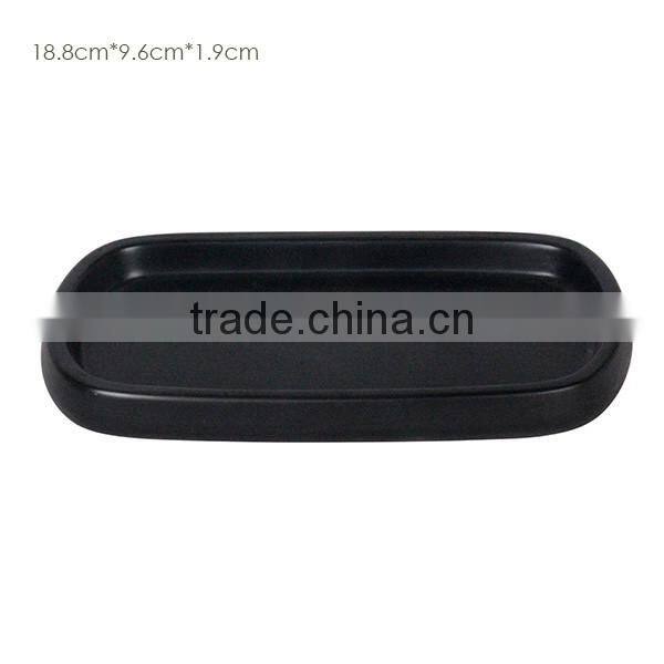 Pure black luxury style water proof desisgn hotel balfour bathroom accessories set 2016 popular fittings unique design