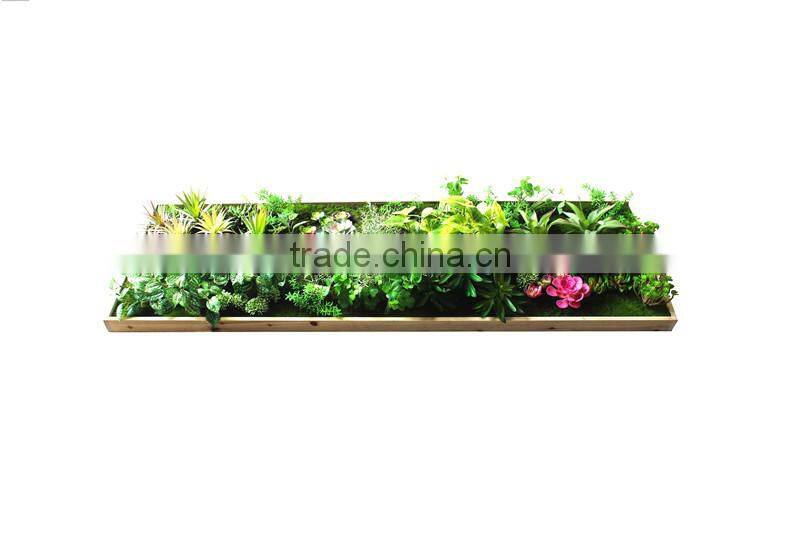 Home garden decorative Artificial Green Plant Wall Hanging photo socket Frames ZWQK06 104