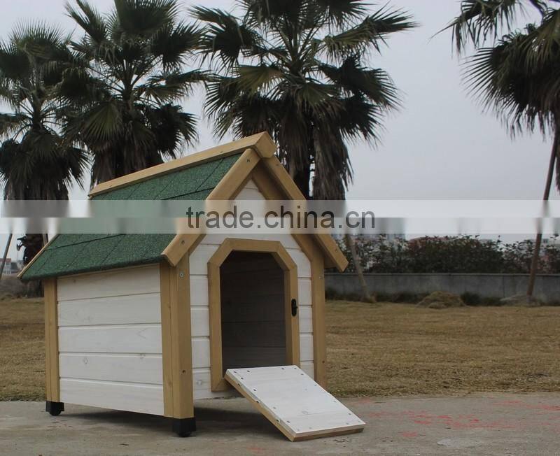 Wooden doghouse