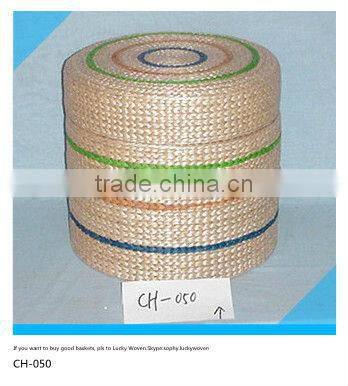 wheat straw basket & streamed bread basket &couch grass basket
