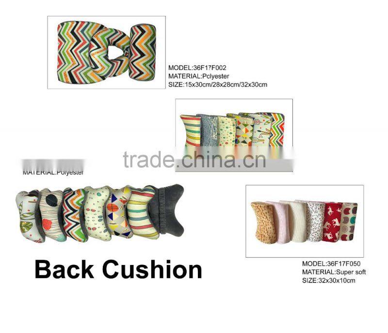 Colorful Printing Medical Sponge Back Pillow Cushion