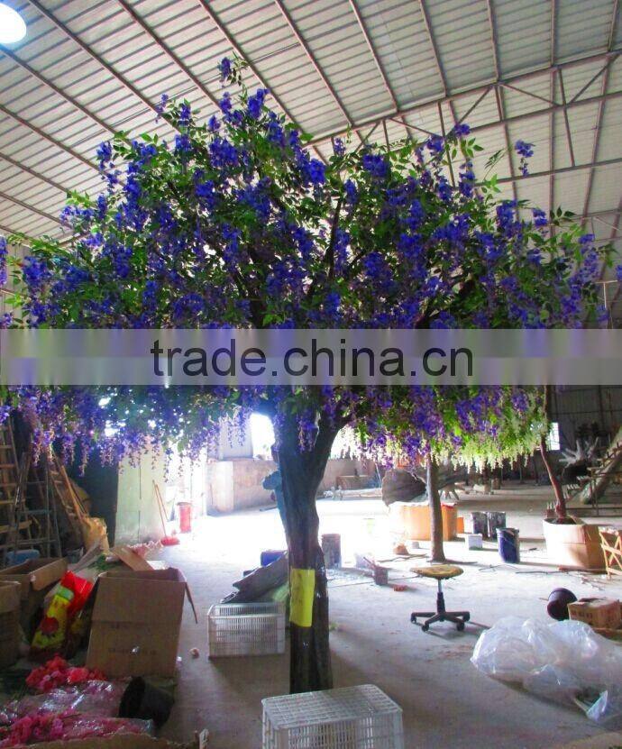 Wedding decorative artificial wisteria flower tree for sale