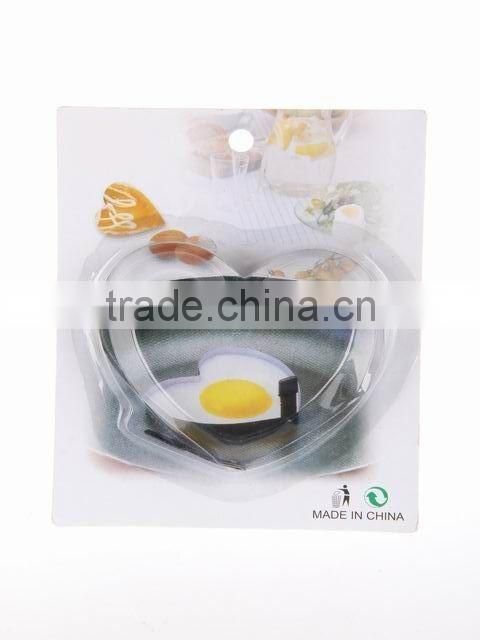 Heart/flower/christmas tree shaped metal egg ring stainless steel egg mold