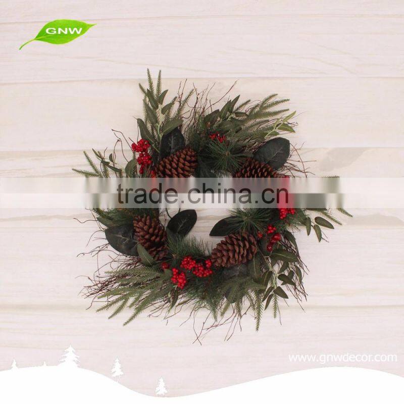GNW CHWR-1605044 Customized indoor evergreen Christmas Wreath Unmodified