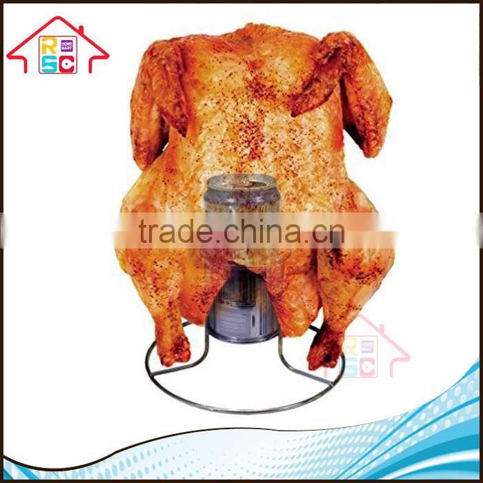 NBRSC Hot Kitchen Products Custom Design Beer Can Chicken Roaster & Cooker with Vertical Holder Rack