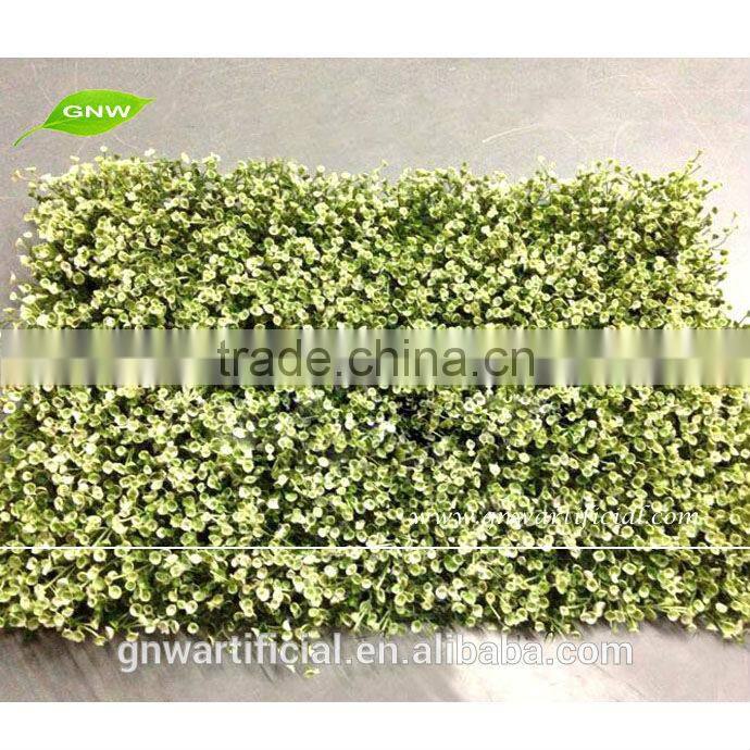 plastic artificial grass turf yellow boxwood mats new style for decoration BOX020-1 GNW