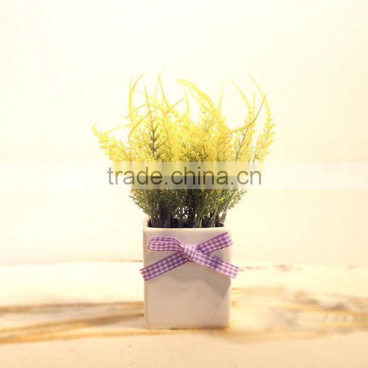 GNW GP001 Artificial Multicolor Recycled Plant Pot for office table decoration