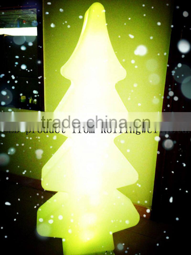 Modern fashion growing lighting RGB waterproof LED Christmas tree with romote control
