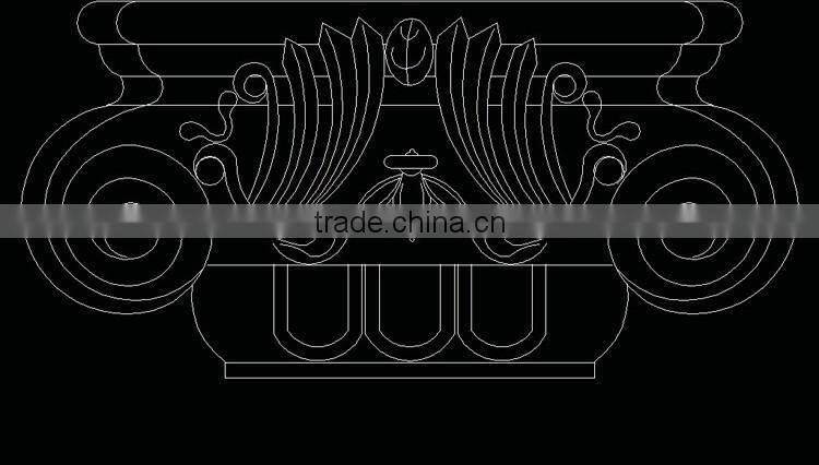 New design high quality home decor building support marble columns