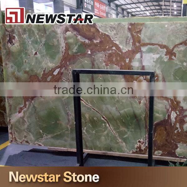 Polished marble dark green onyx marble tile