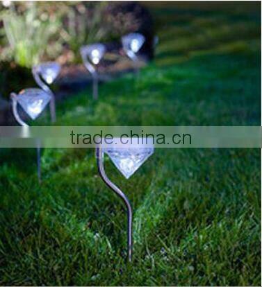 Garden lawn colourful light