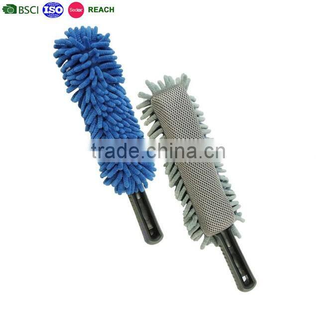 bendable microfiber duster, customized short handle cleaning duster