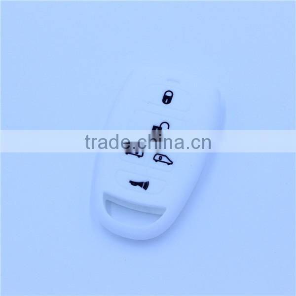 Silicone car key Holder, key Jacket Remote Key Case Shell for hyundai 5 Buttons