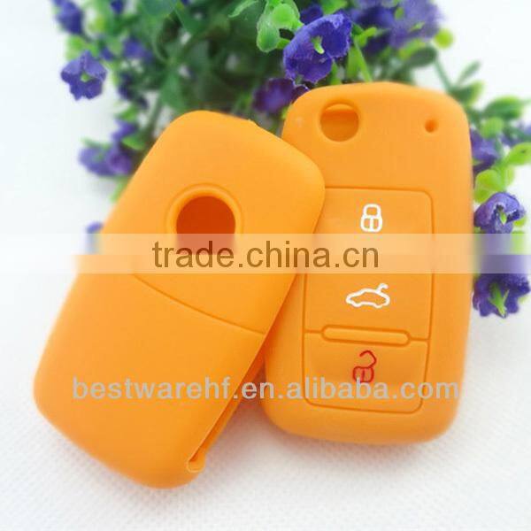 Top!!!For Volkswagen 3 buttons smart remote key,car key key case