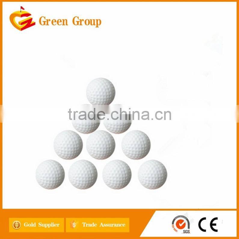 One piece plastic golf hollow ball