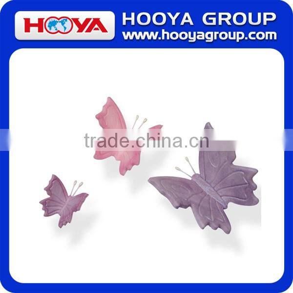 3 Pcs Veined Butterfly Cake Mold Sugarcraft Fondant Cookie Plunger Cutters Decorating Kit