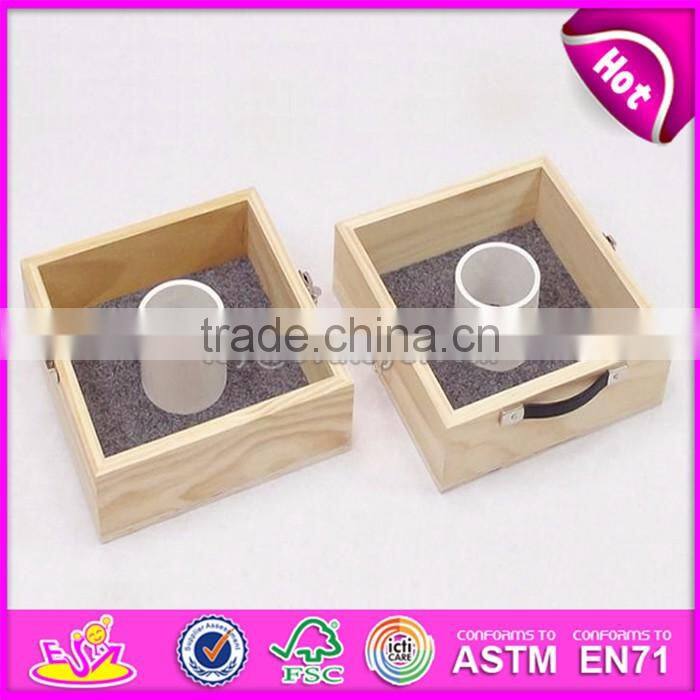 High quality outdoor 4 in a row game wooden connect four game W01A203-S