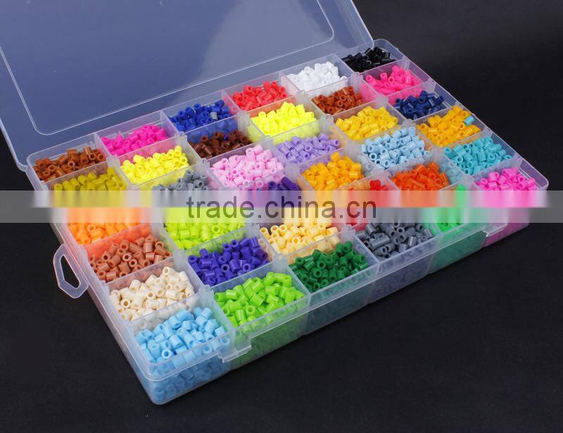 2016 Hot Selling 5mm DIY Eco-friendly Cartoon Perler Beads Educational Hama Perler Beads Wholesale