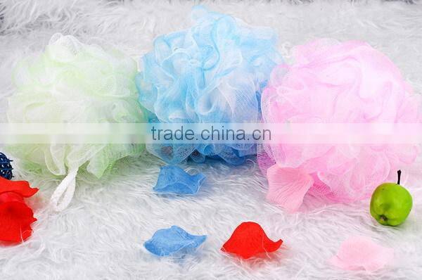 Hot Selling Bath Shower Body Exfoliate Puff Sponge Mesh Net Ball