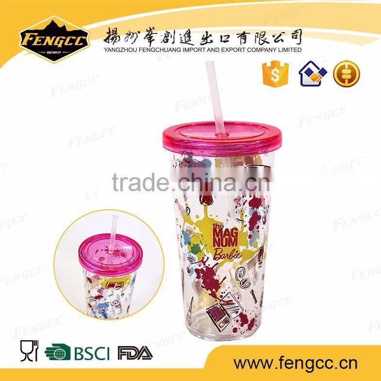 promotional Portable Unbreakable drinking making cup plastic