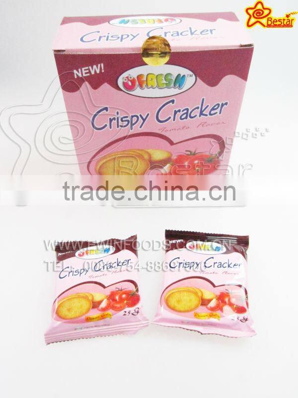 Delicious Snack !!! Big Round Biscuit Various Flavours Crispy Cracker