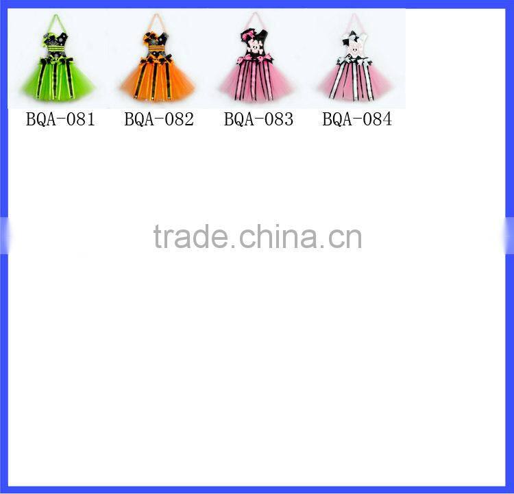 Brand New Cartoon Pattern Black Hair Bow Holder with Yellow Tulle Ideal Gift and Home Decoration