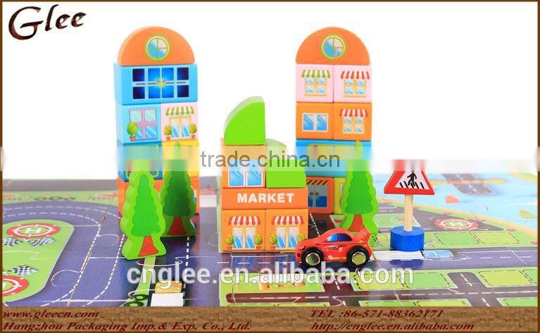 New style wooden toy block for kids