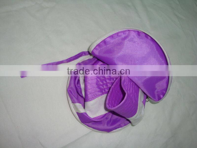 foldabel bucket hats with embossed logo