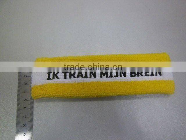 sweat headband and wristband and embroidery headband