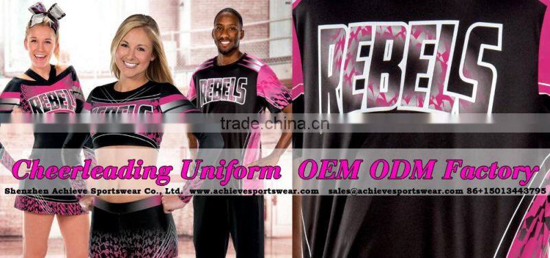 Plus size wholesale cheerleading uniforms custom