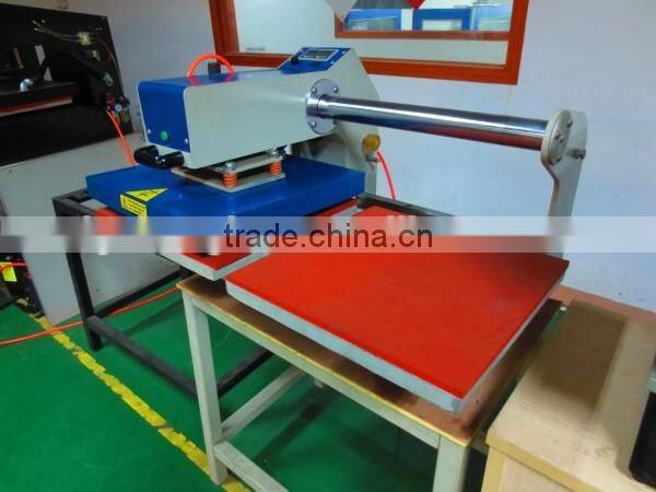 up slide pneumatic Heat press Machine for sale ,sublimation heat press with CE certificate