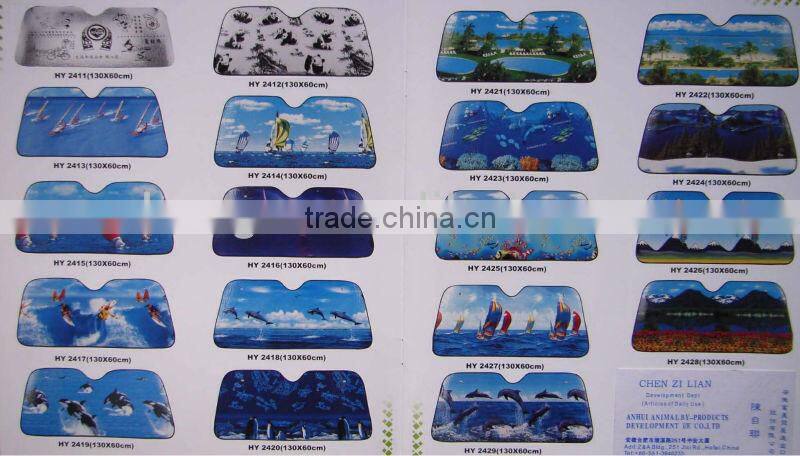 Promotional Sunshades PE Bubble for car front windsheild sunshades