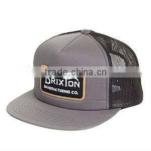 2013 summer printing snap back closure flat brim foam mesh 5 panel trucker cap