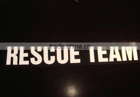 Cold resistant high gloss screen printable reflective micro prismatic PVC stripe