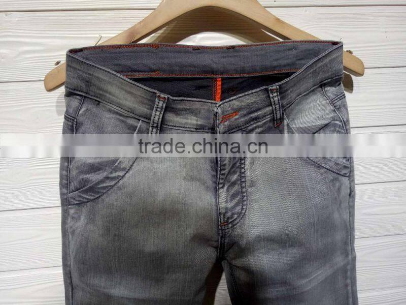 GZY factory overruns demin new brand fashion mens stock jeans pants