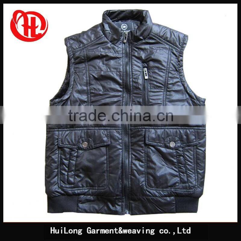 High quality ready made new stock men vest with pocket