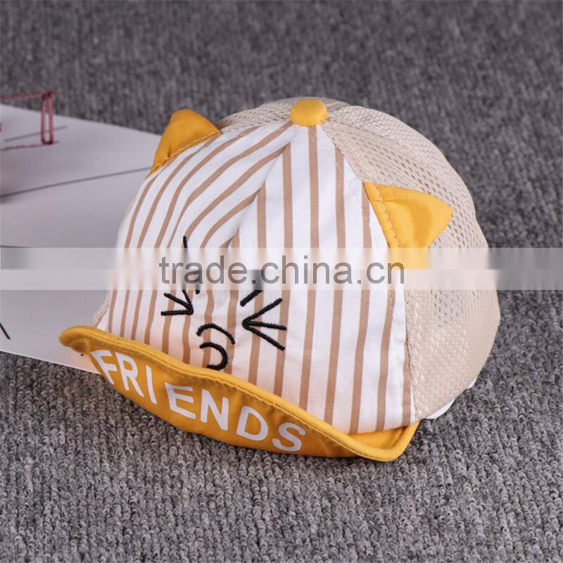 wholesale cheap custom stylish kids cotton cute baby baseball cap/hat for sale