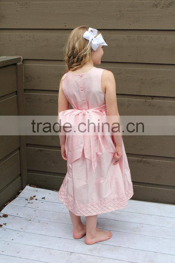 New Model 8 Years Dress Design Hand Made Girl Dress