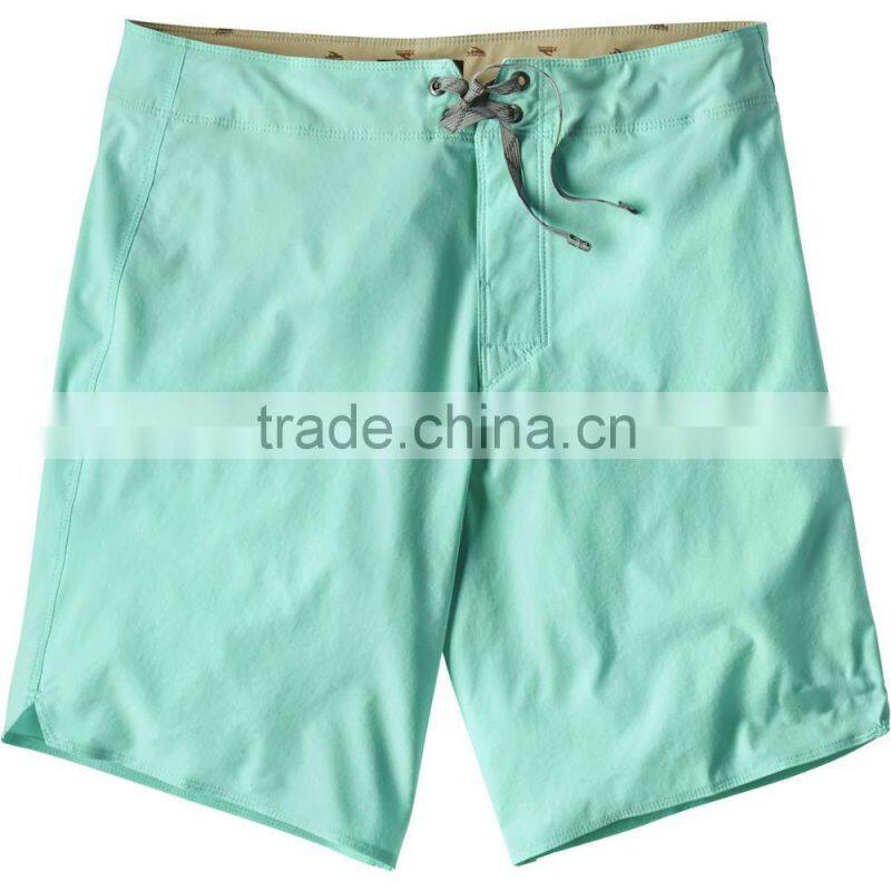 18in Mens Board Short Variable Color Streamlined Board Shorts For Coastal Pursuits Zippered Thigh Pocket Lightweight Swim Trunk