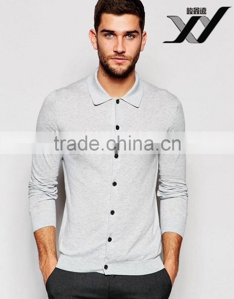 man's polo shirt in single-breast